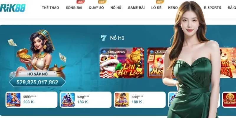 Giao diện đồ hoạ siêu đẹp mắt từ Rik88