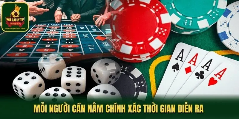 Mỗi người cần nắm chính xác thời gian diễn ra 